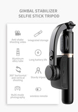 Q08 Bluetooth-Compatible Handheld Stabilizer with Extendable Selfie Stick