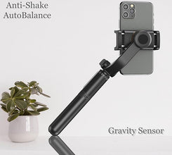 Q08 Bluetooth-Compatible Handheld Stabilizer with Extendable Selfie Stick