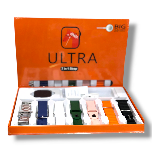 Ultra 2, 7 IN 1 strap Smart Watch