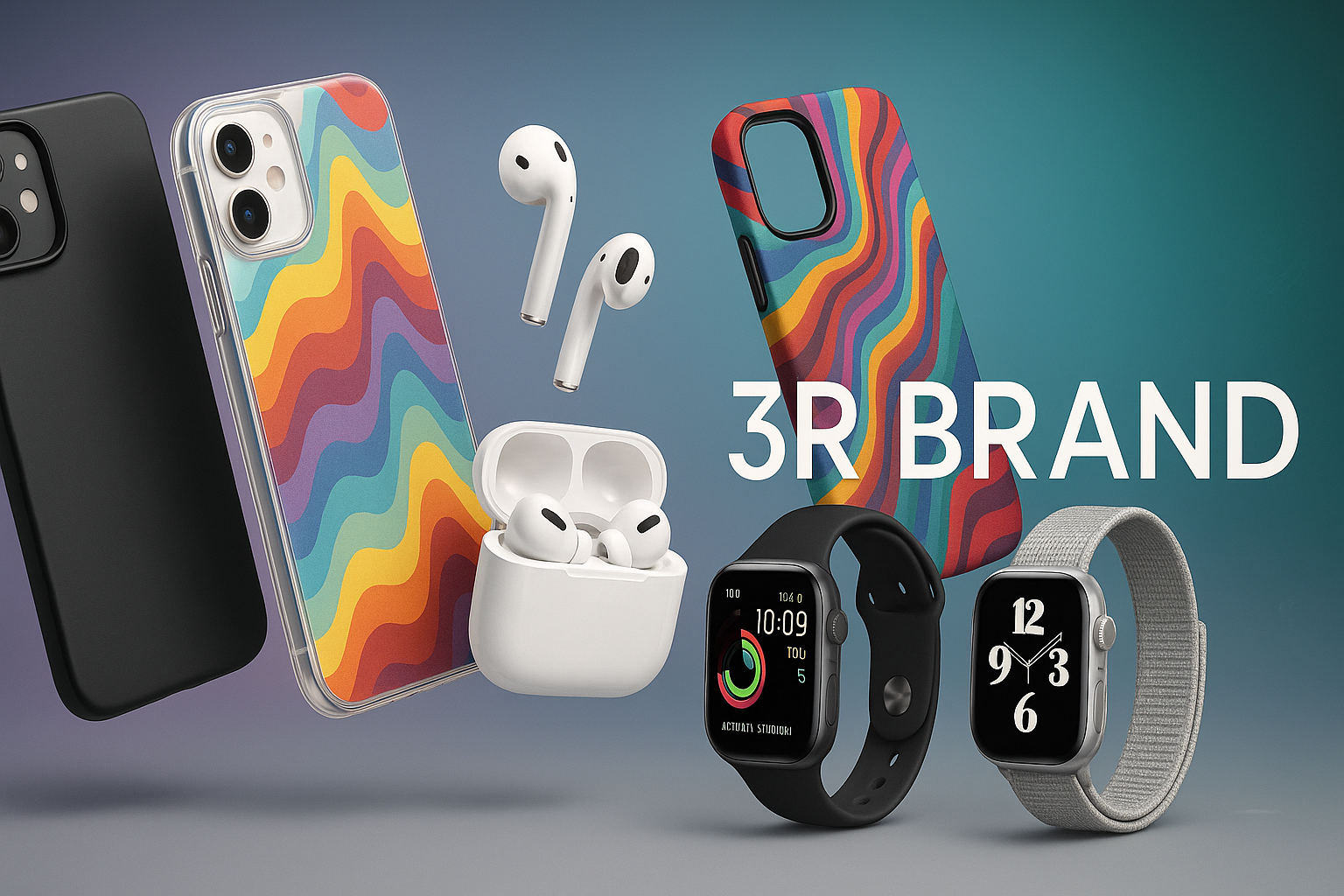 MADE A BANNER LIKE MOBILE COVER, AIR PODS , SMART WATCH AND WATER MARK MY SHOP AND MAKE IT UNIQUE 
